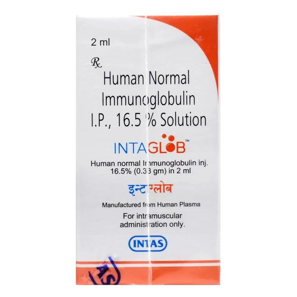 bharglob Human Normal Immunoglobulin (16.5% w/v) injection