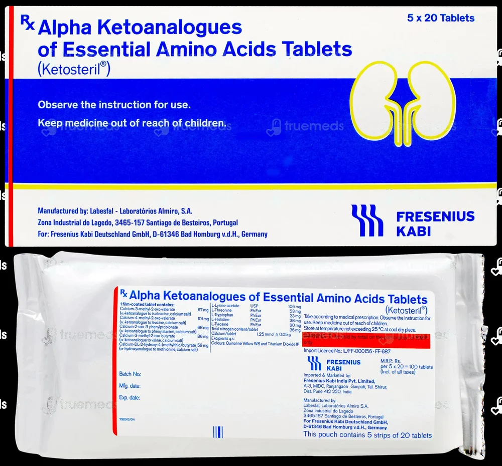 Ketosteril Tablet - Alpha Ketoanalogue