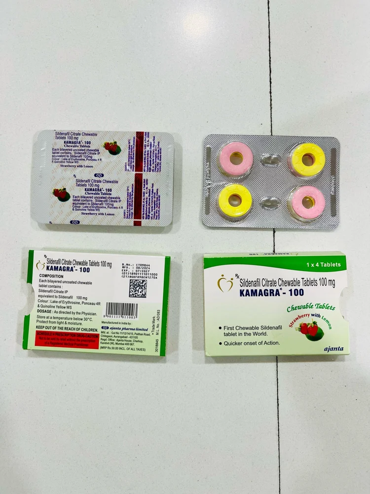 KAMAGRA POLO 100MG CHEWABLE TABLETS