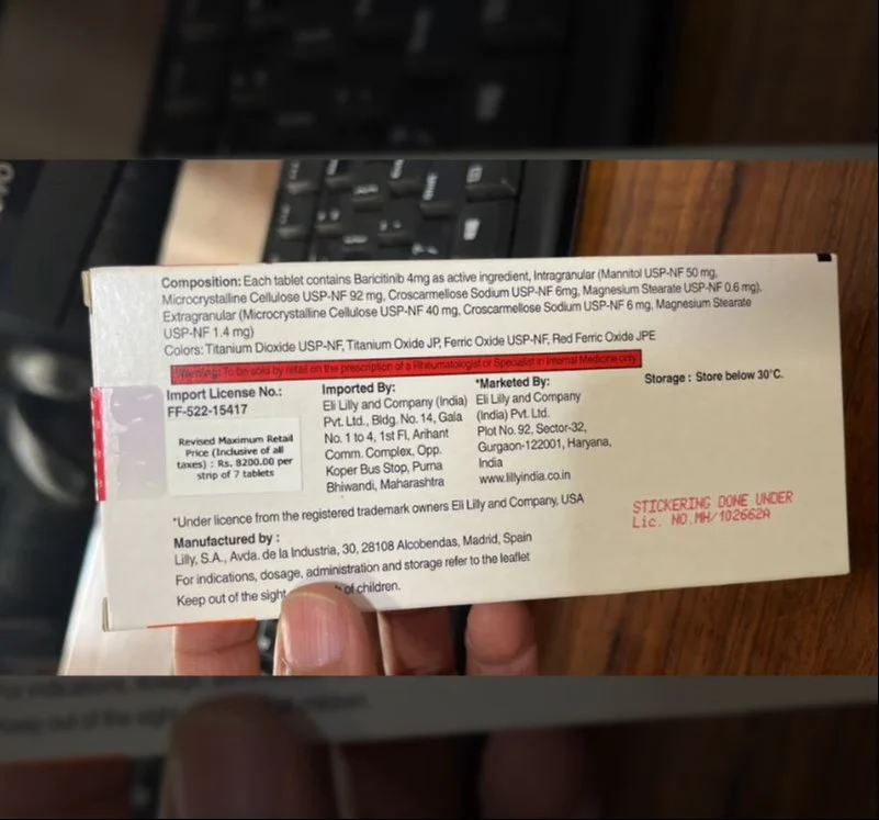 Olumiant Baricitinib 4mg Tablet