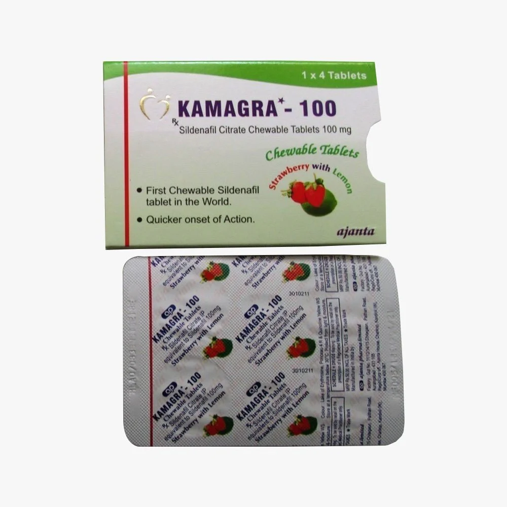 KAMAGRA POLO 100MG CHEWABLE TABLETS