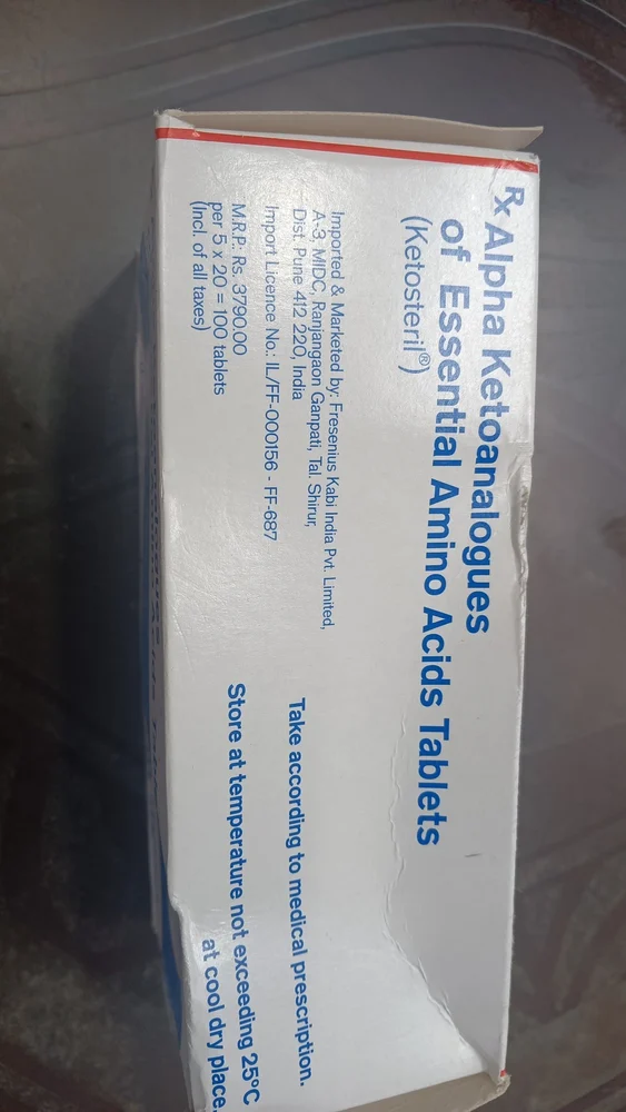 Ketosteril Tablet - Alpha Ketoanalogue