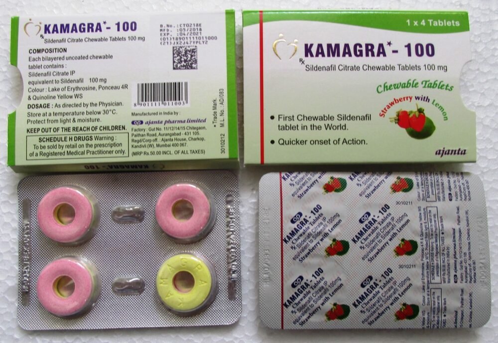 KAMAGRA POLO 100MG CHEWABLE TABLETS